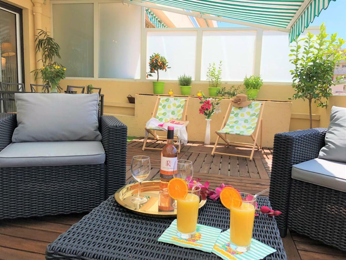 Appartement Cosy Calme Central-Terrasse Proche Palais Cannes Exterior photo